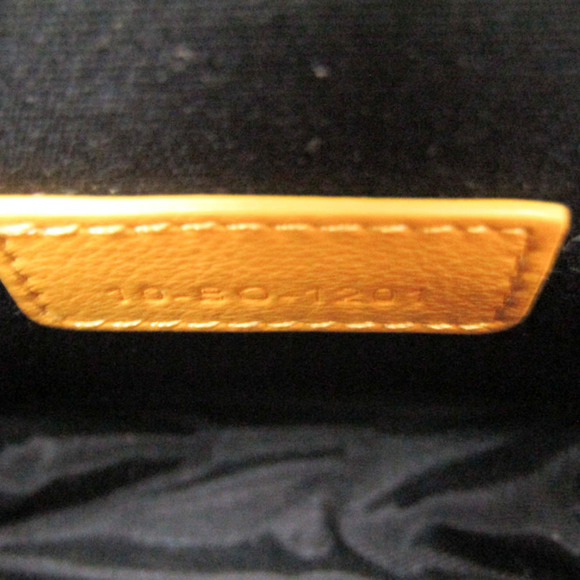 CHRISTIAN DIOR Yellow Leather Shoulder Bag - Picture 12 of 12